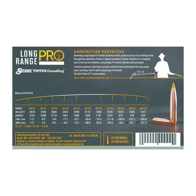 270 Winchester 140Gr Sierra Tipped Gameking 20/Box
