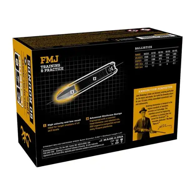 350 Legend 124Gr Full Metal Jacket 60/Box