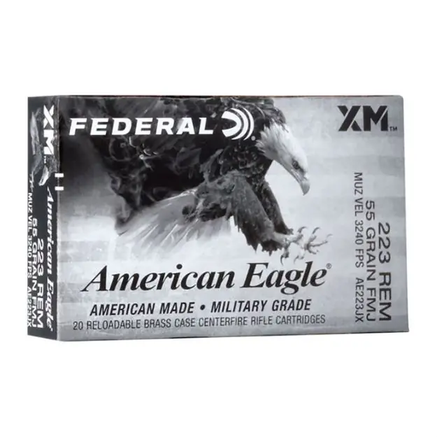 223 Remington 55Gr Fmj 20/Box