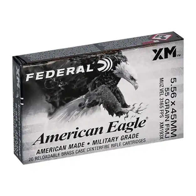 5.56Mm Nato 55Gr Fmj 20/Box