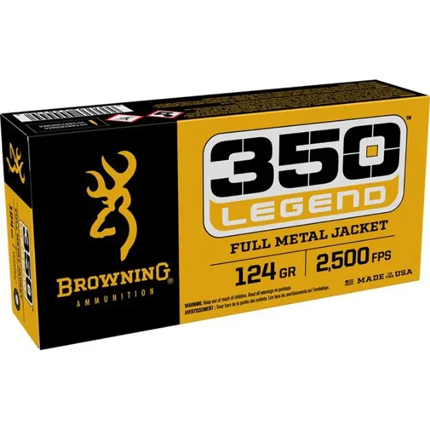350 Legend 124Gr Full Metal Jacket 20/Box