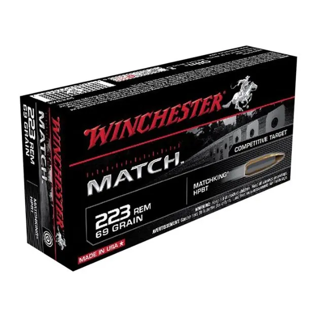 Match 223 Remington 69Gr Hollow Point Boat Tail 20/Box