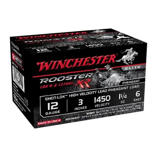 12 Gauge 3'' 1-1/4 Oz. #6 Shot 15/Box