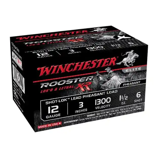 12 Gauge 3'' 1-1/2Oz #6 Shot-Lok W/Plated Lead Shot 15/Box