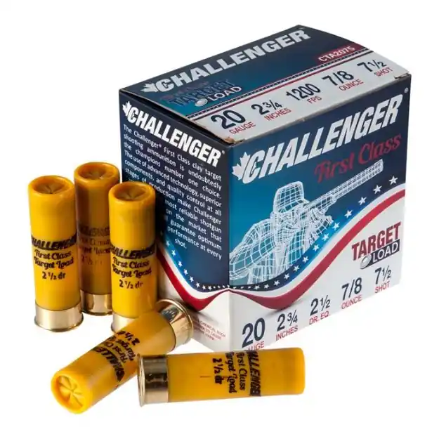 First Class Target Load 20Ga 2-3/4'' 7/8Oz #7.5 Shot 250/Case