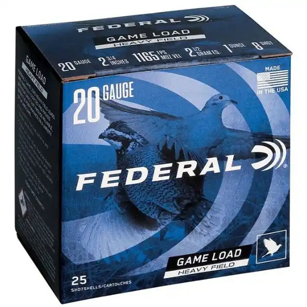 FED GMSHK 20GA 2 3/4" #8 25/250