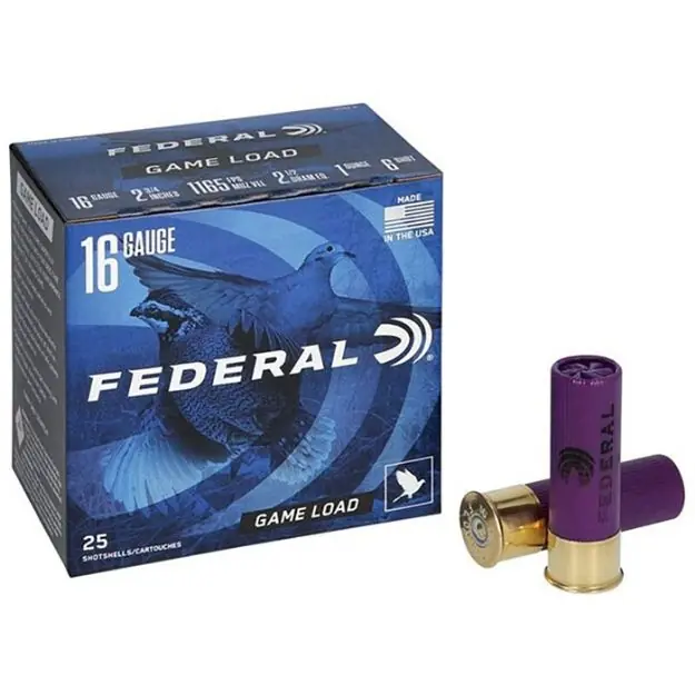 FED GAME LOAD 16GA 2 3/4" #6 25/250