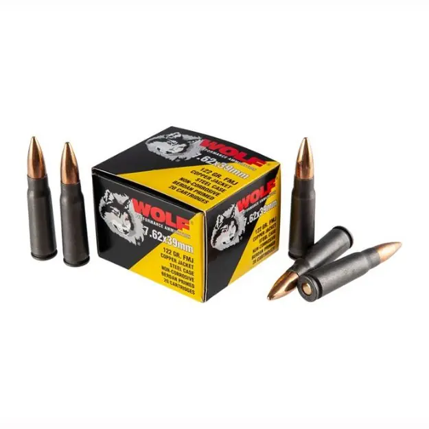 7.62X39mm 122Gr Fmj Copper Case 20/Box