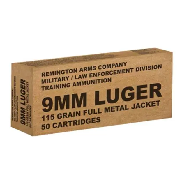 9Mm Luger 115Gr Full Metal Jacket 50/Box