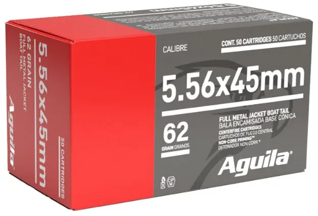 Aguila 5.56X45 62Gr Fmj-Bt 50Rd 20Bx/Cs