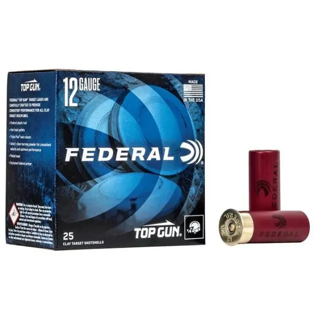 Top Gun 12 Gauge 2-3/4'' 7/8 Oz #8 Shot 25/Box