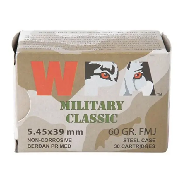 5.45X39mm 60Gr Bimetal Full Metal Jacket 30/Box