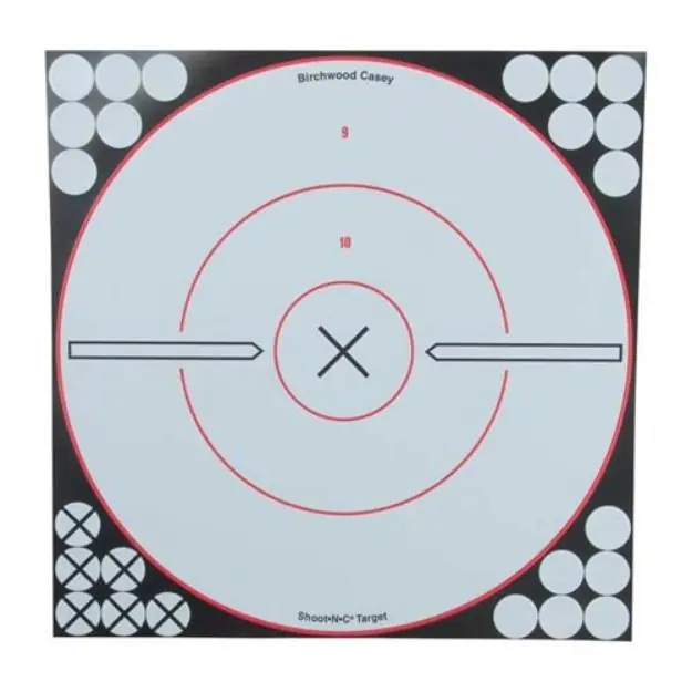 Shoot-N-C 12'' Bulls-Eye Target (5 Pack)