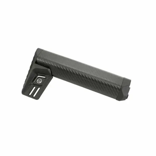 Lancer Round Carbon Fiber Stock Fixed A1 Length Black