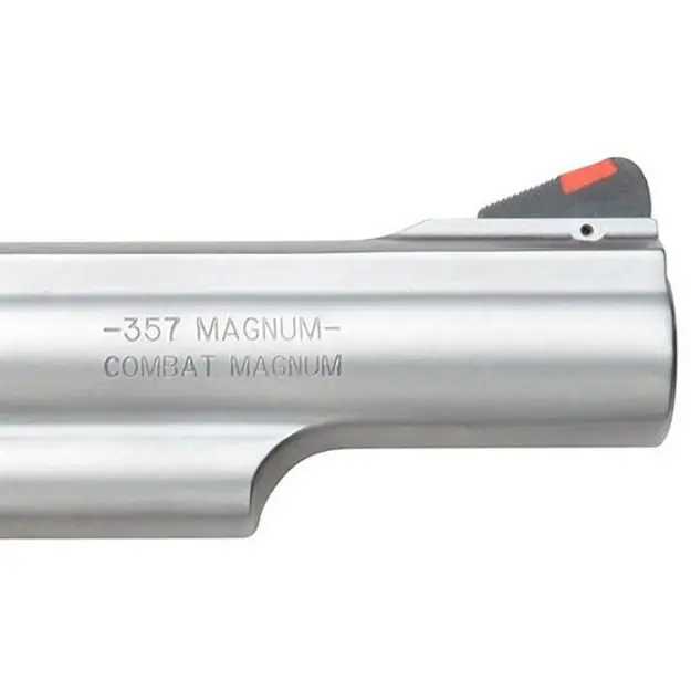 S&W 66 357 Mag 4.25" Adj 6-Shot Stainless Rubber