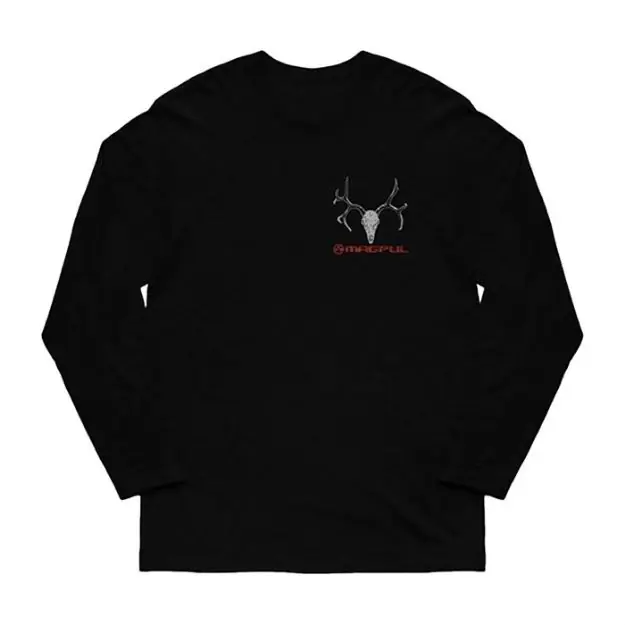 Muley Cotton Long Sleeve T-Shirt M Black