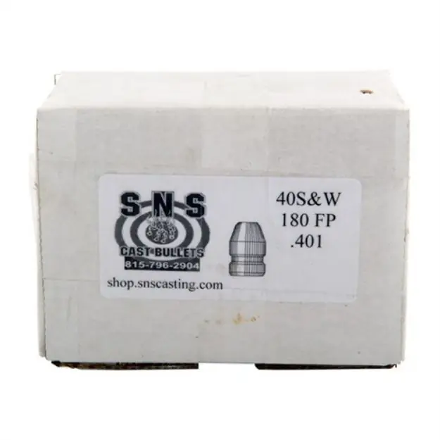 .40 Cal/10Mm (.401'') 180Gr Fp Lead Bullets 500/Box