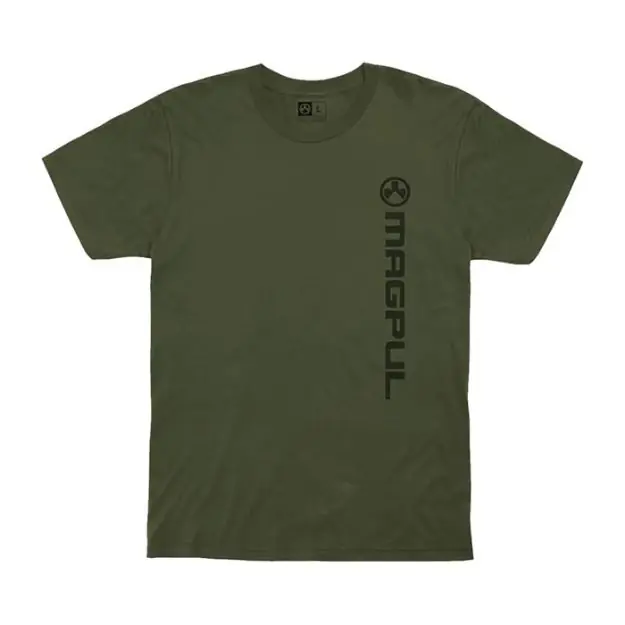Vert Logo Cotton T-Shirt Olive Drab Sm