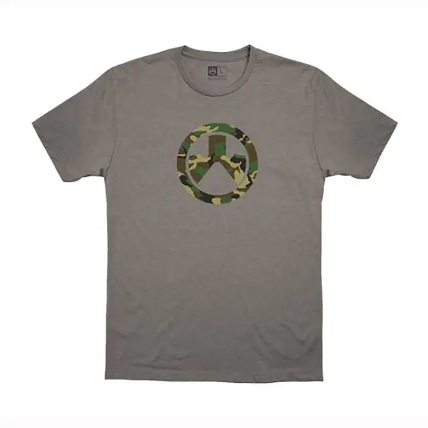 Woodland Camo Icon Cvc T-Shirt X-Large Stone Gray