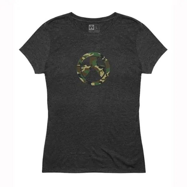 Woodland Camo Icon Tri-Blend T-Shirt 2X Charcoal Heather