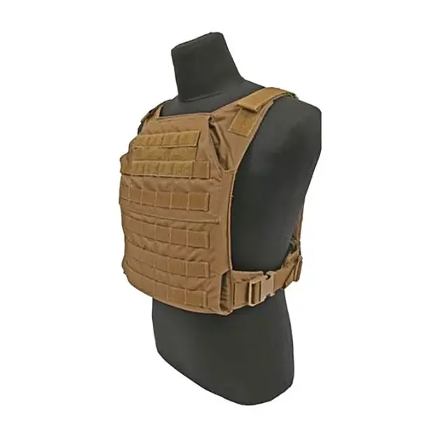 Grey Ghost Gear Minimalist Plate Carrier Coyote Brown