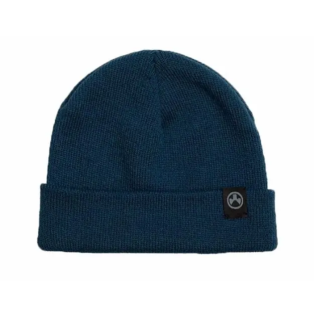 Knit Beanie Blue Stone