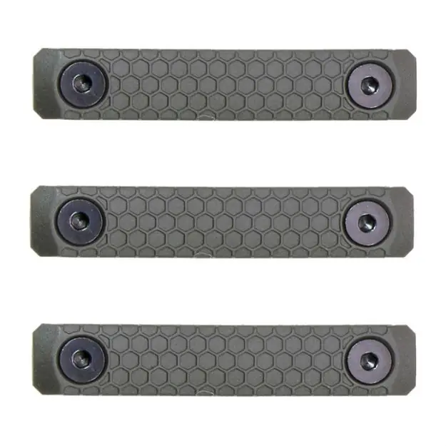 Slate Grip M-Lok Panels 2-Slot Od Green 3-Pack