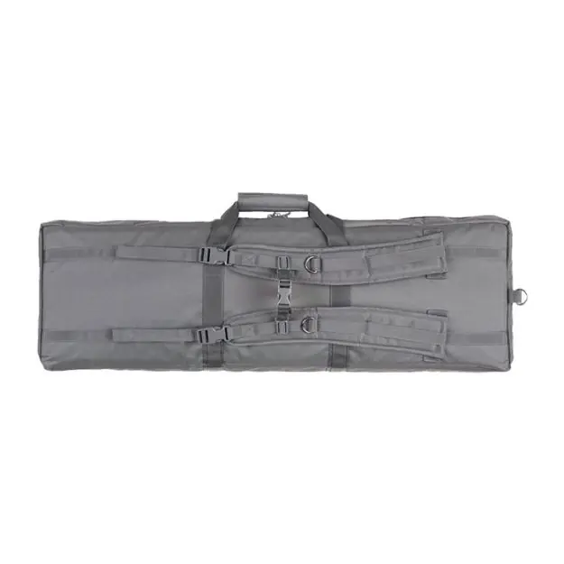 Bulldog 37" Single Tactical Cs 3 Large Accessory Pockets Grey
