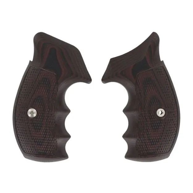 S&W K/L Frame Tac Diamond, Round Butt, Black Cherry