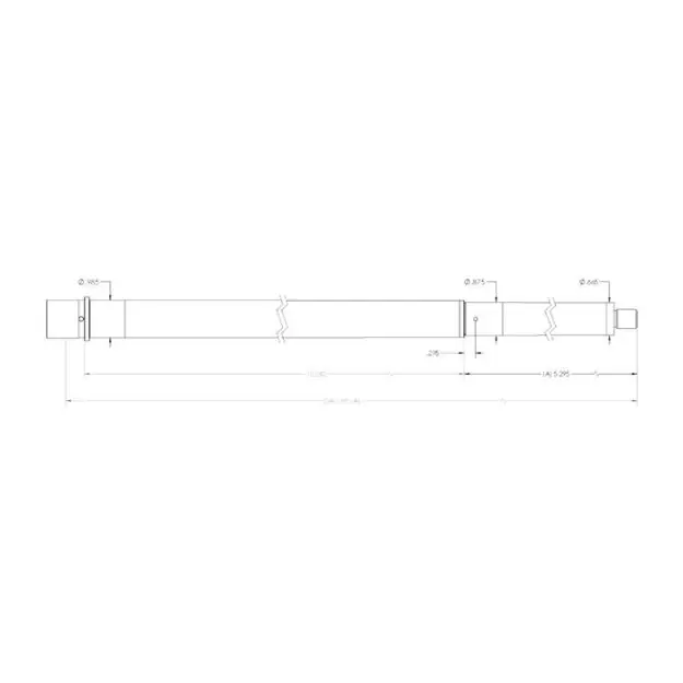 6.5 Grendel 1-8 Twist 20'' Carbon Fiber Barrel