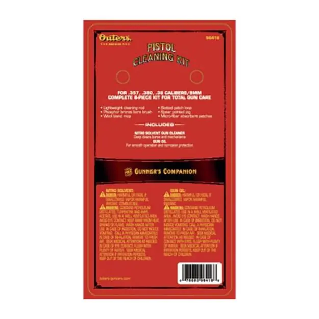 OUTERS 40-45CAL PSTL CLNG KIT CLAM