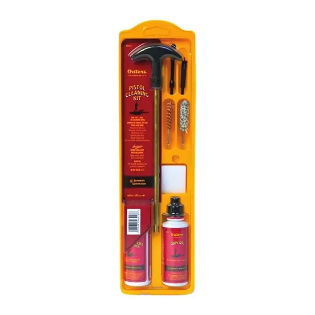 Pistol Cleaning Kit W/Brass Cleaning Rod 9Mm/38/357 Cal