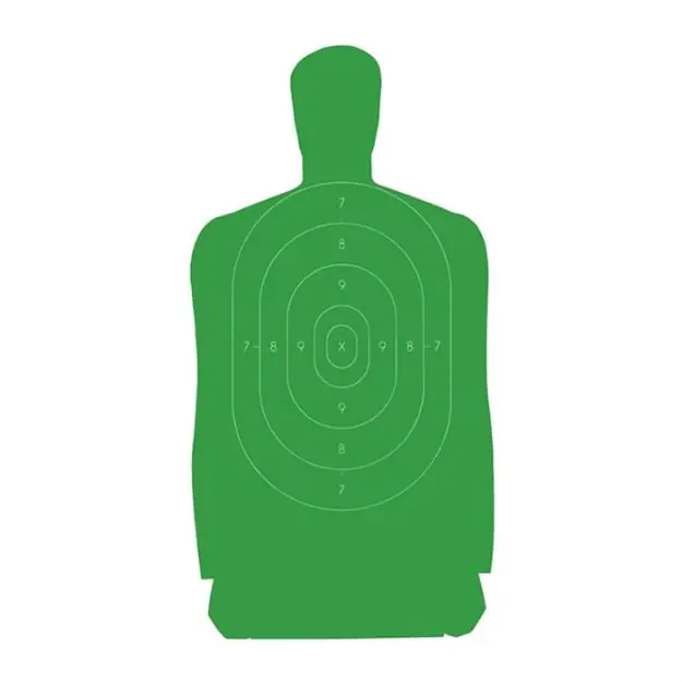 B27fsa Silhouette Green Paper Targets 24X45'' 100Pk