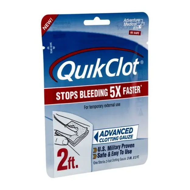 Quikclot Advanced Clotting Gauze 3X2