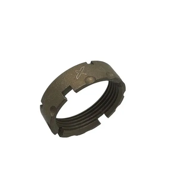 Ar-15 Billet Castle Nut Burnt Bronze
