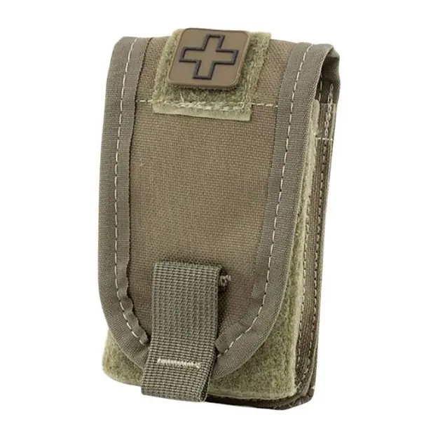Tourniquet/Self-Aid Pouch W/Belt Attachment Ranger Green