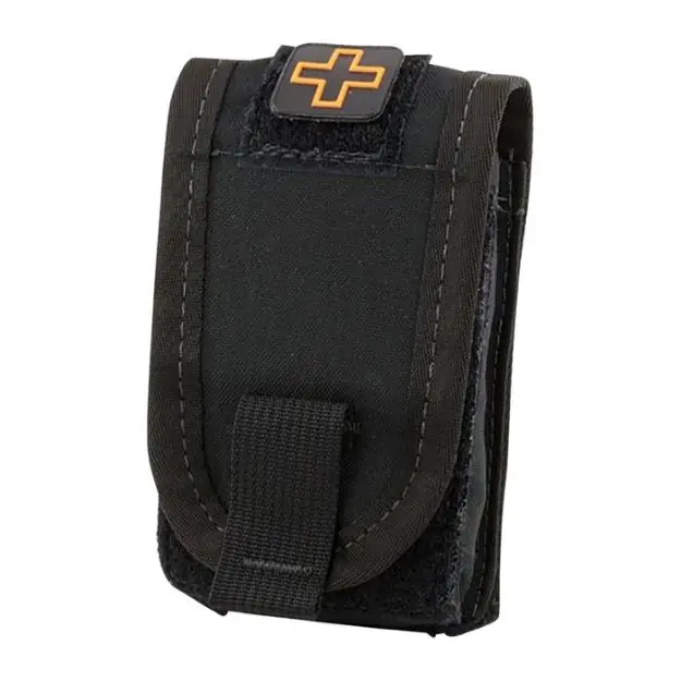 Tourniquet/Self-Aid Pouch W/Molle Attachment Black