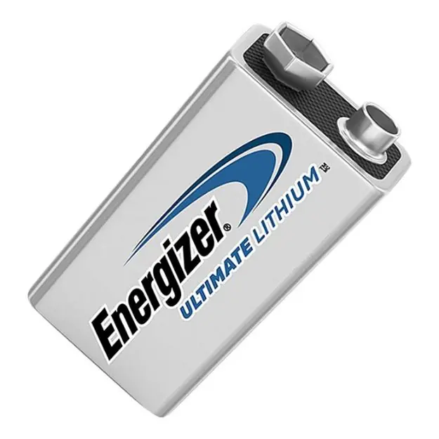 9V Ultimate Lithium Batteries 2/Pack