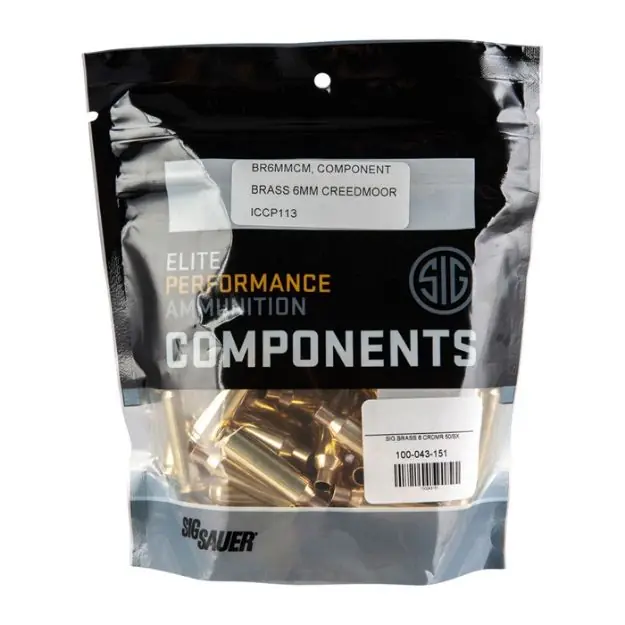6Mm Creedmoor Brass 50/Bag