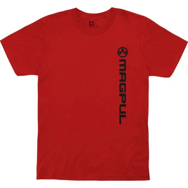 Vert Logo Cotton T-Shirt Medium Red