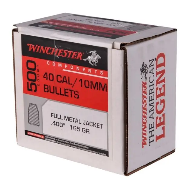 40 Caliber (0.400'') 165Gr Truncated Cone 500/Box