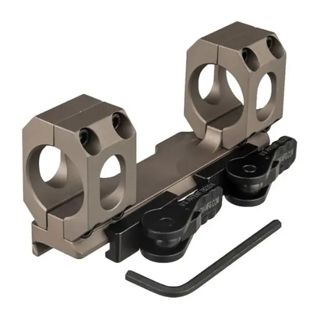 30Mm 0 Moa Bolt Action Mount, Flat Dark Earth
