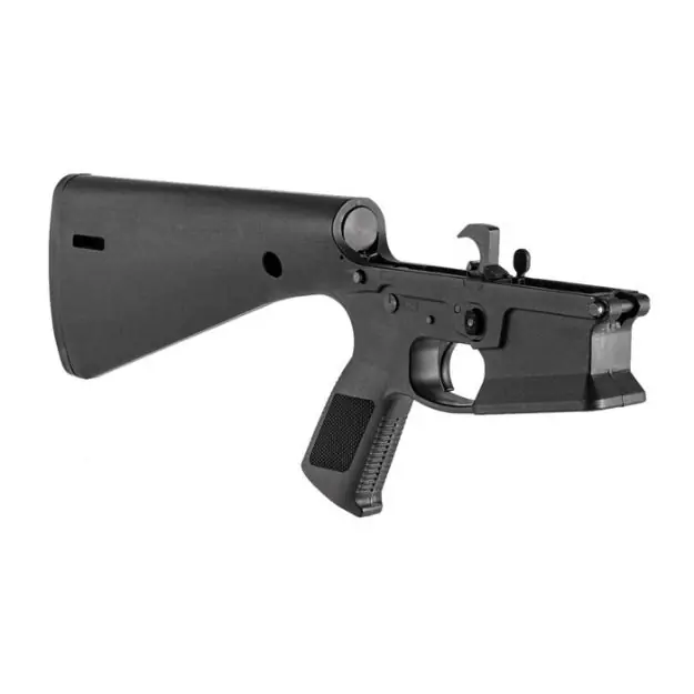 Ar-15 Kp-15 Complete Lower Receiver Mil-Spec Polymer Blk