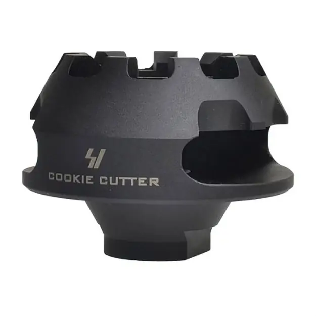 Ar-15 Cookie Cutter Comp .223 1/2-28 Black