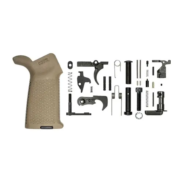 M4e1 Lower Parts Kit W/ Moe Grip For Ar-15 Fde