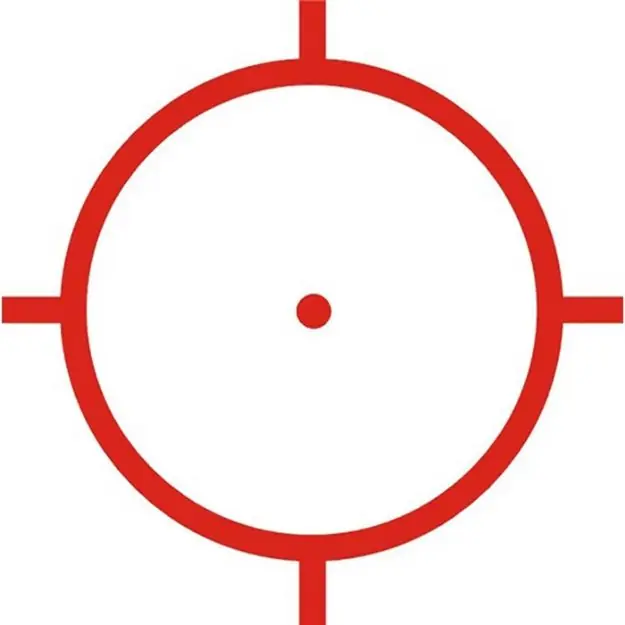 Xps2-0 Holographic 68 Moa Ring 1 Moa Red Dot Reticle Gray