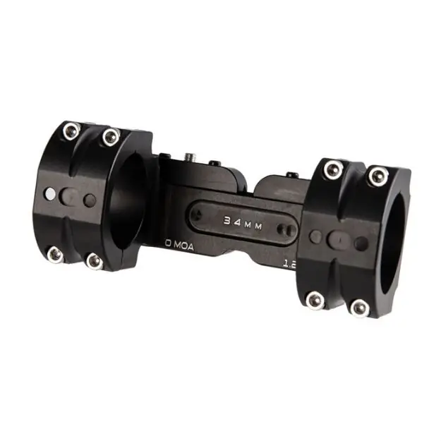 Mpa Scope Mount Ba 1-Pc 34Mm 1.250" 0 Moa Black