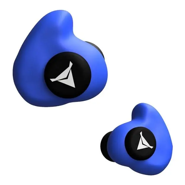 Custom Molded Earplug, Blue