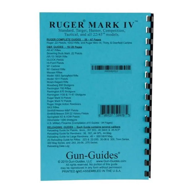 Assembly And Disassembly Guide For The Ruger Mark Iv