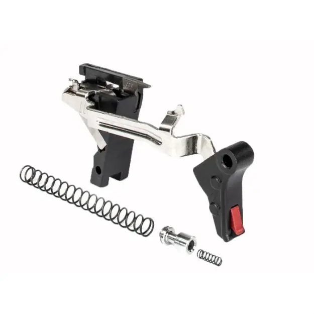 Pro Flat Face Trigger Drop-In Kit Glock G4 9Mm Blk/Red